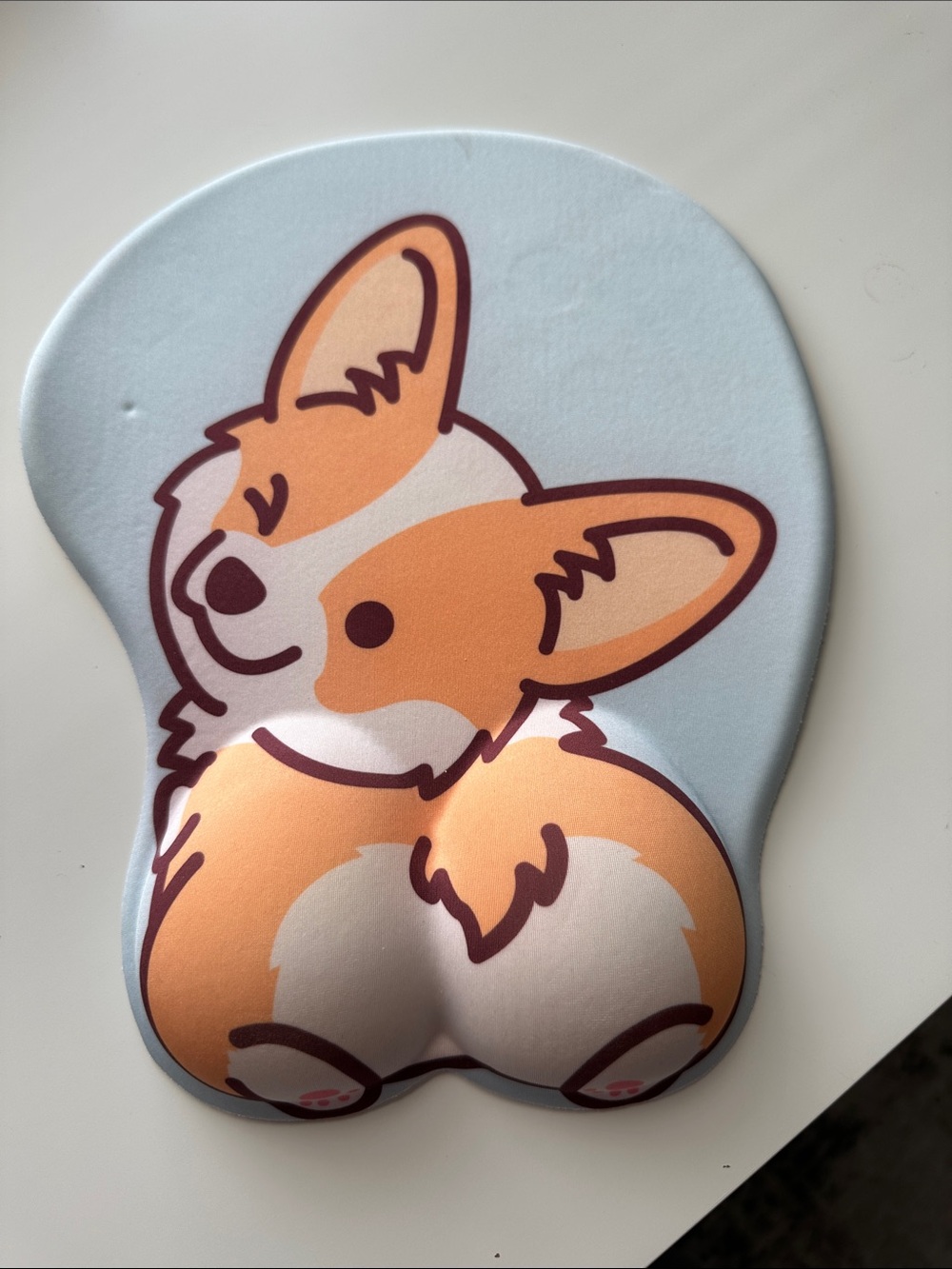 Corgi Wrist Rest Mouse Pad